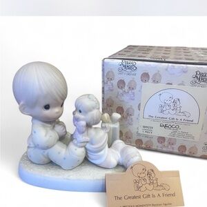 1987 Precious Moments- The Greatest Gift Is A Friend figurine
